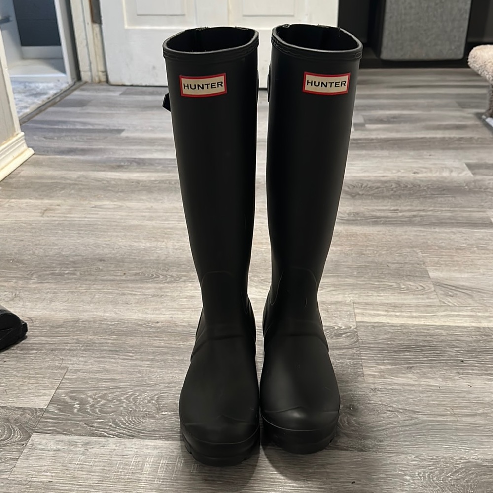 Hunter Boots Matte Black